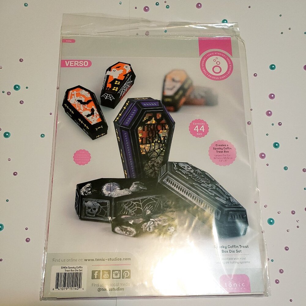 Brand new Tonic  Studioes Spooky Coffin Treat Box